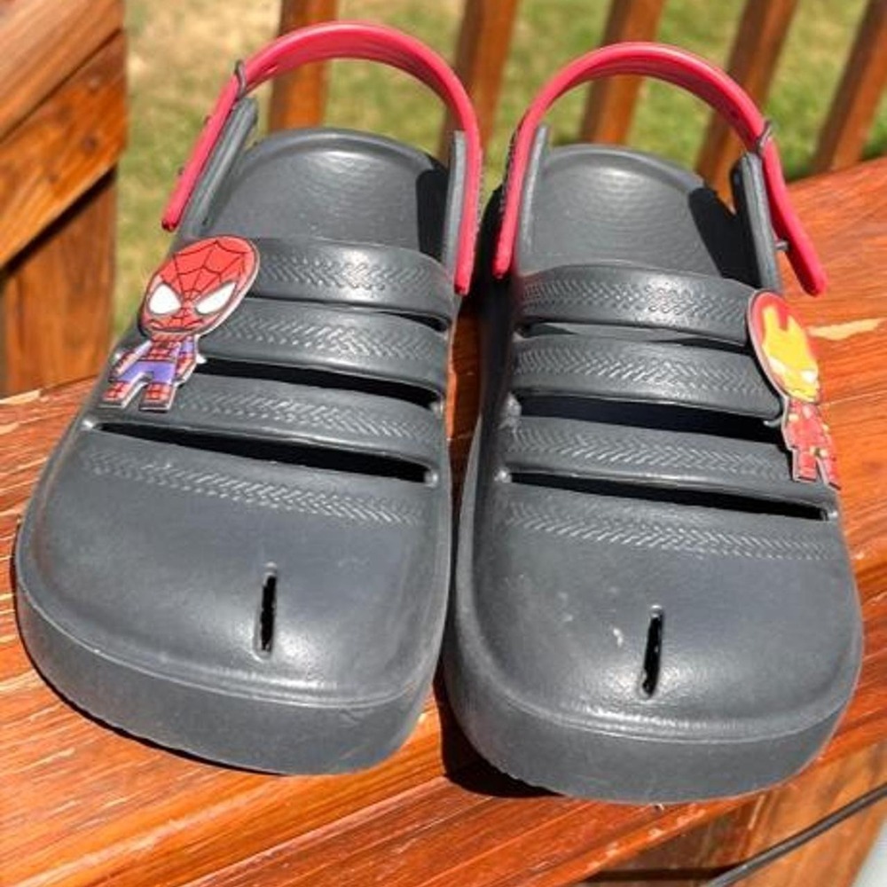 Havaianas Havi Kids Clogs Marvel Spider Man Iron Man Navy Red Youth 13/1